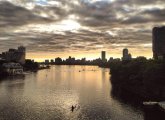 Sunrise over the Charles River