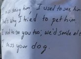 Flier on South Huntington: Guy misses dog and woman who owns him