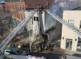 Fire on Roxbury Street in Roxbury