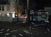 Crashed U-Haul in Roslindale