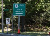 Rte. 1 sign on VFW Parkway