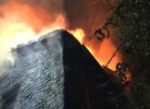 Fire scene on Walter Street, Roslindale