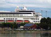 Veendam passing Sullivan's at Castle Island