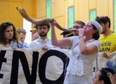 Blowing the shofar against ICE