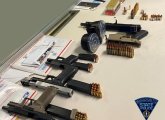 Guns and bullets seized from man's SUV