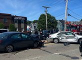 Carjacking crash in Dorchester