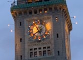 Custom House tower and clock, running slow