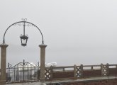 Jamaica Pond in the fog