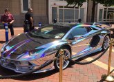 Shiny car at Boston Harbor Hotel