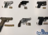 Seized guns and bullets