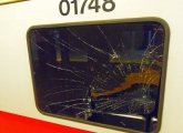 Smashed Red Line window