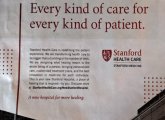 Ad for a Stanford, CA hospital in the Boston Globe