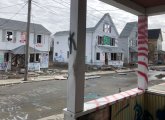 Desolate houses left over from the filming of the Patriot