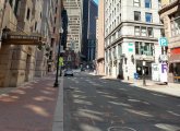 State Street with almost nobody there