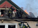 Firefighters at Humboldt Avenue fire