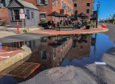 Flooded Long Wharf