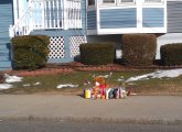 Memorial on Rowe Street in Roslindale