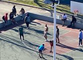 Basketball at Peters Park in the South End