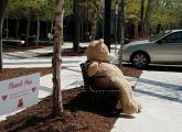 Plush bear with mask