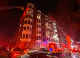 295-297 Beacon St. on fire