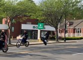 Stunters on Centre Street in West Roxbury