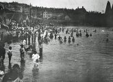 Charlestown beach in 1900