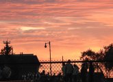 Sunset over Millennium Park