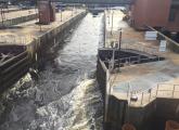 Locks open at Charles River Dam