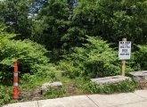 Entrance to Roslindale Wetlands on Coniston Road