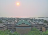 Haze over South Boston