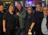 William Shatner and staff at Rino's