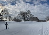 Skier at George Wright Golf Course