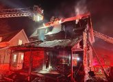 Burned house at 108 Woodrow Ave.