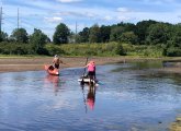 Wading through the Charles River