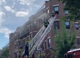 Firefighters at Jersey Street fire