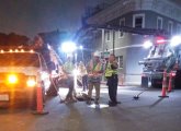 Eversource workers on K Street in South Boston