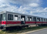 Red Line train on Cape Cod