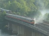 Orange Line train on fire