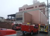 Scene outside the power plant