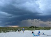 Storm lets loose over Nahant