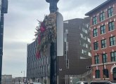 Wreath in South Boston on March 19