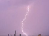 Lightning over Chelsea