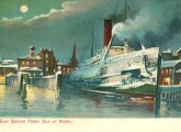 Ferry docked at East Boston in 1911