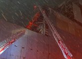 Fire ladders at old power plant