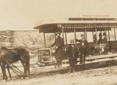 Old Boston trolley