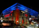 Boston City Hall in Red Sox colors to honor Tim Wakefied