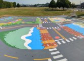 Bike town at Moakley Park