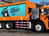 Electric-powered garbage truck