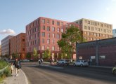 Rendering of proposed new Faneuil Gardens development