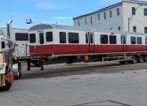 Old Red Line car right on Dorchester Avenue